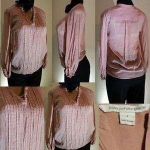 Diane Von Furstenberg Silk Chiffon Blouse